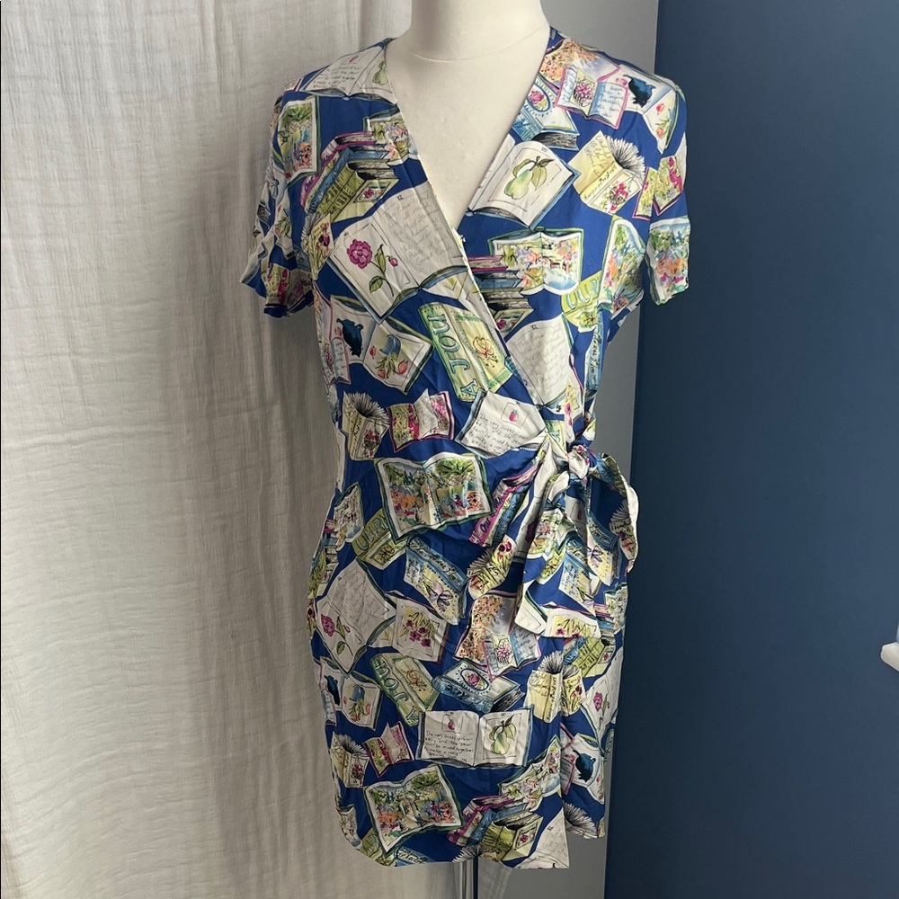 Adrianna Papell Silk Dress - Picture 2 of 6